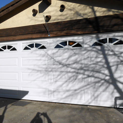 Change Wood Garage Door to Roll Up Door Sacramento, CA